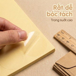 Tem Dán Decal Niêm Phong Trong Suốt – Bám Dính Chắc Chắn, Đa Kích Thước – Ưu Đãi Đặc Biệt Sản Phẩm – Sale Hot, Giá Tốt