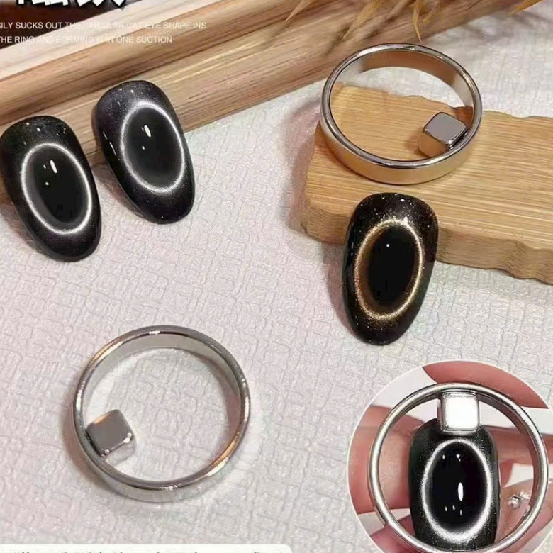 Nam Châm Mắt Mèo Tròn Nail – Dụng Cụ Tạo Hiệu Ứng Cat Eye 3D Xoáy Tròn Siêu Đẹp, Phụ Kiện Nail Chuyên Nghiệp