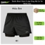 Quần Short Nam Flexgo 2 Lớp Chạy Bộ Có Túi Khóa Sau Quần Thể Thao Gym Co Giãn, Nhanh Khô, Đựng Điện Thoại