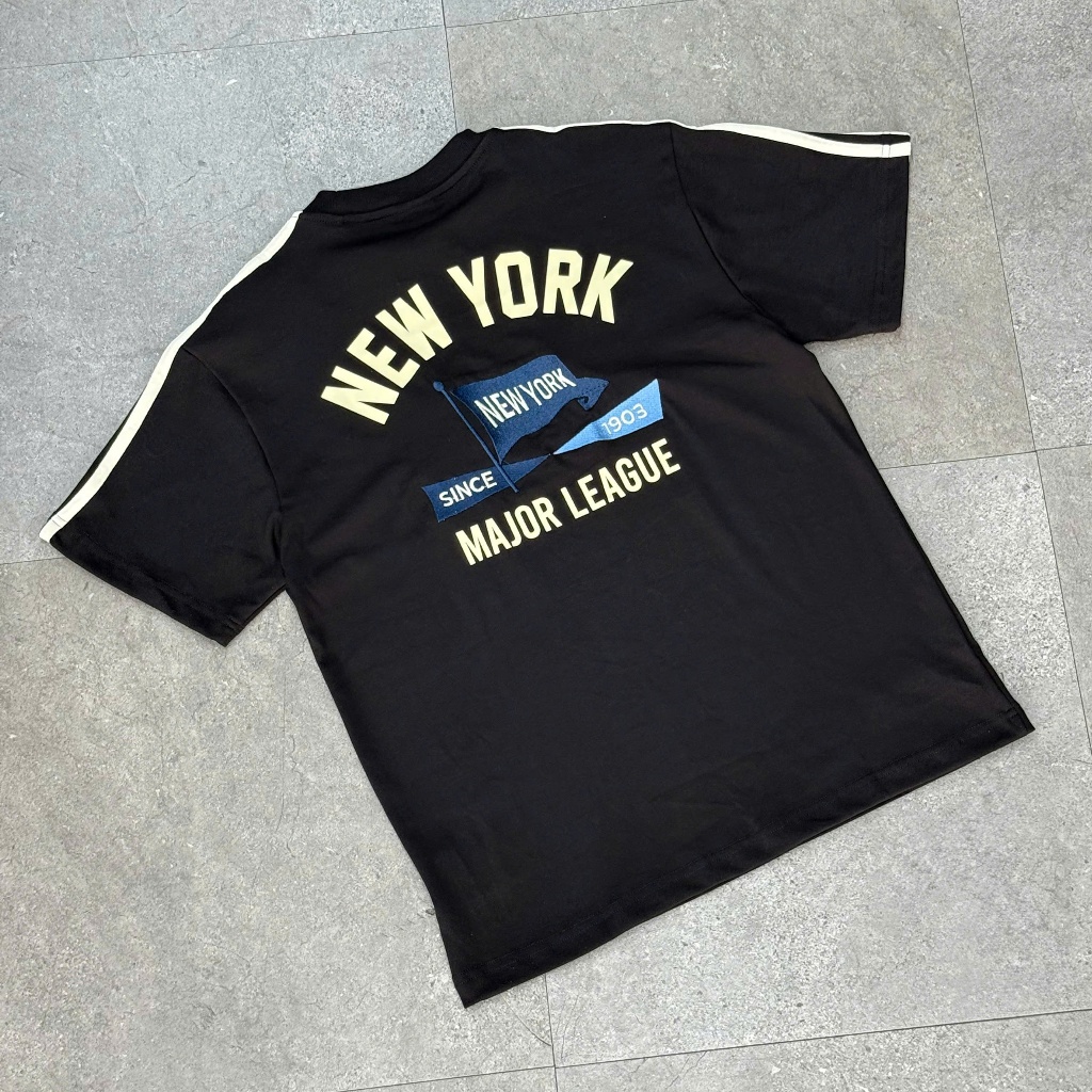 Áo thun New Era New York Yankees Sporty Flag Black - 13687279