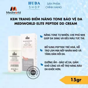 Kem trang điểm nâng tone bảo vệ da Mediworld Elite Peptide DD Cream