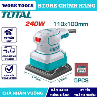 TOTAL Máy chà nhám vuông 240W TF2241108