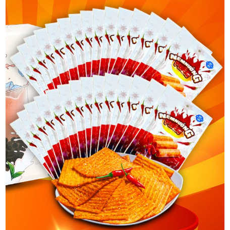 Snack Nem Nướng Phên, Snack Cay Cay Xé Miếng Thơm Ngon - Đồ Ăn Vặt