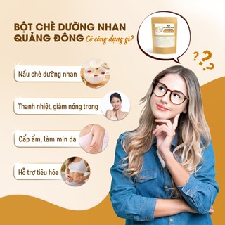 Bột thất bạch ẩm Quảng Đông, bột chè dưỡng nhan, dạng bột tiện lợi, không hoá chất, dễ pha, dễ uống