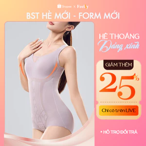 Bodysuit định hình 𝐅𝐞𝐞𝐥𝐬𝐲 đồ lót cao cấp gọn mỡ lưng nách nâng đẩy mông Sline 47