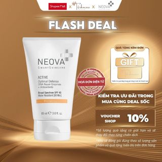 Kem Chống Nắng Phổ Rộng Bảo Vệ Da Dành Cho Body Và Mặt Neova Active SPF 43 89ml