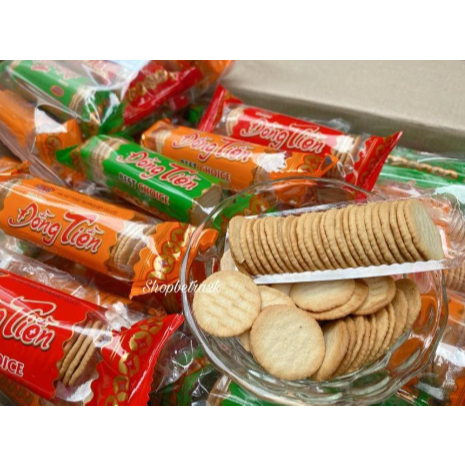 Bánh Đồng Tiền, Bánh Quy Bơ Sữa Thơm Ngon - Đồ Ăn Vặt