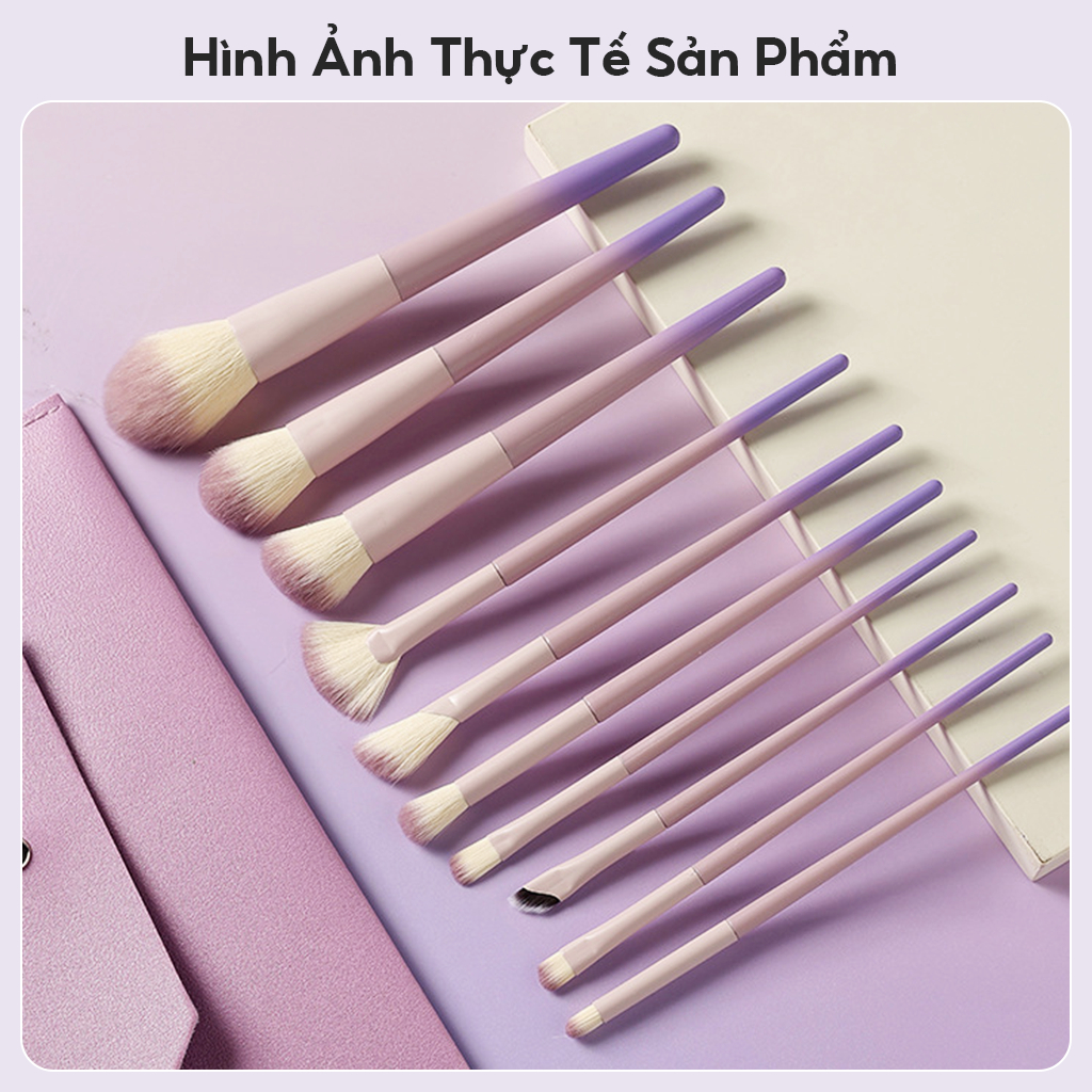 Set 10 Cọ Trang Điểm Derf Chuyên Nghiệp Chất Lượng Cao