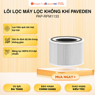 Lõi Lọc Máy Lọc Không Khí Paveden PAP-RFM1133 | HEPA Lọc Bụi Mịn PM2.5, Khử Mùi Hiệu Quả