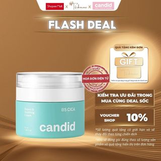 Kem Dưỡng Ẩm, Phục Hồi Làm Dịu Da Candid B5 Cica Repair & Soothing Cream 50ml