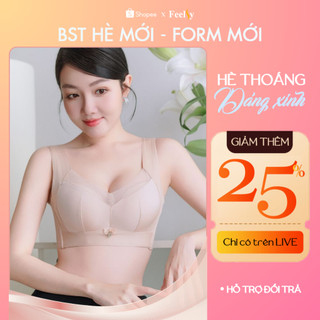 Áo ngực Feelsy bra định hình không gọng bản to nâng ngực giảm mỡ lưng nách Aura 22