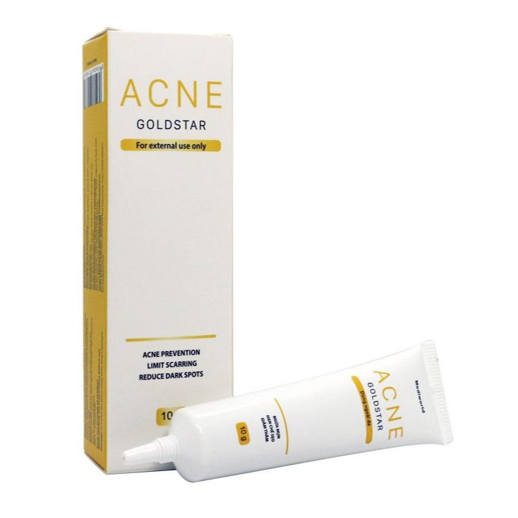 Kem Ngăn ngừa mụn Mediworld Acne Goldstar hỗ trợ chăm sóc và xử lý các loại mụn