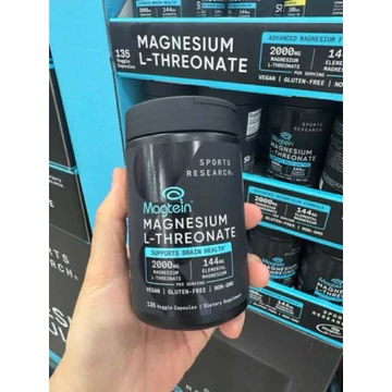 🍀☘️ [HSD 10/2028] Viên uống bổ sung Magie Sports Research Magtein Magnesium L-Threonate 2000mg 87 viên & 135 viên từ MỸ