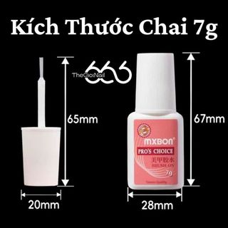 Keo Dán Móng MXBON 7G Chính Hãng - Keo Dán Nail Siêu Dính Nhanh Khô Độ Bền Cao Dành Cho Thợ Nail THEGIOINAIL666