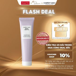 Sữa Rửa Mặt Làm Sạch Sâu, Dịu Nhẹ Giúp Da Mịn Màng Comfort Zone Remedy Cream To Oil 150ml