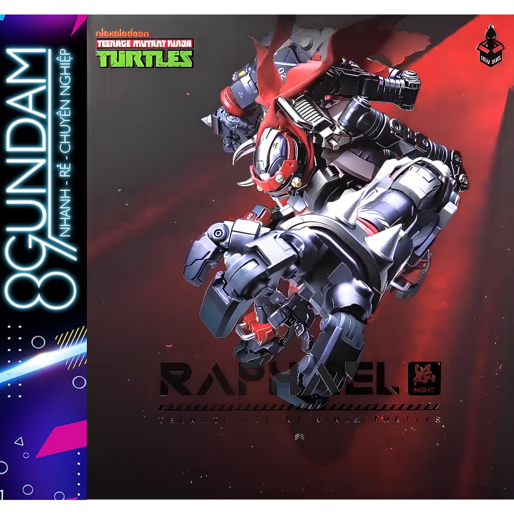 [CÓ SẴN] Mô Hình Ráp Sẵn TMNT Teenage Mutant Ninja Turtles RAPHAEL ...
