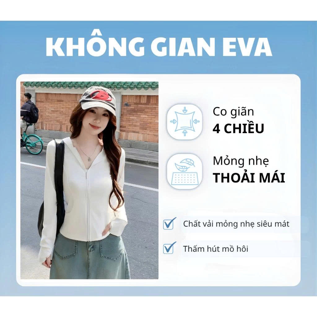 Áo Chống Nắng Nữ Su Lạnh Cao Cấp UPF40+ Giúp Bảo Vệ Da, Ngăn Chặn Hiệu Quả Tia UV H829