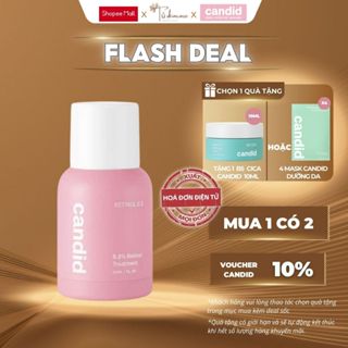 Tinh chất chống lão hoá, tăng độ săn chắc và sáng da Retinol Candid 0.3% 30ml