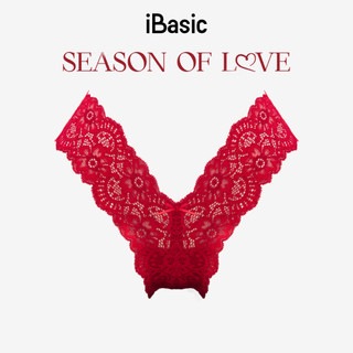 [SEASON OF LOVE] Quần lót Quần chip chữ Y lọt khe hở mông ren iBaisc gợi cảm màu đỏ PANY094