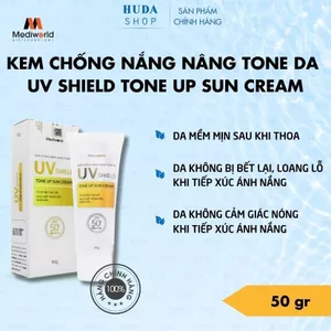 Kem chống nắng Mediworld Make Up Uv Shield Tone Up Sun Cream 50g