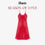 Đầm ngủ Váy ngủ 2 dây lụa satin màu đỏ gợi cảm iBasic 7916