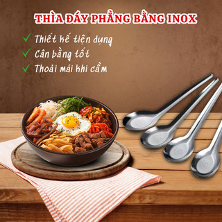 [COMBO MUA 12 THÌA TẶNG 12 THÌA] thìa inox cao cấp chống gỉ sét, bền đẹp theo thời gian.