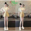Set bộ 3 món, đồ mặc hè, set áo trong Borip mút ngực khoác len quần kaki nữ tính năng động