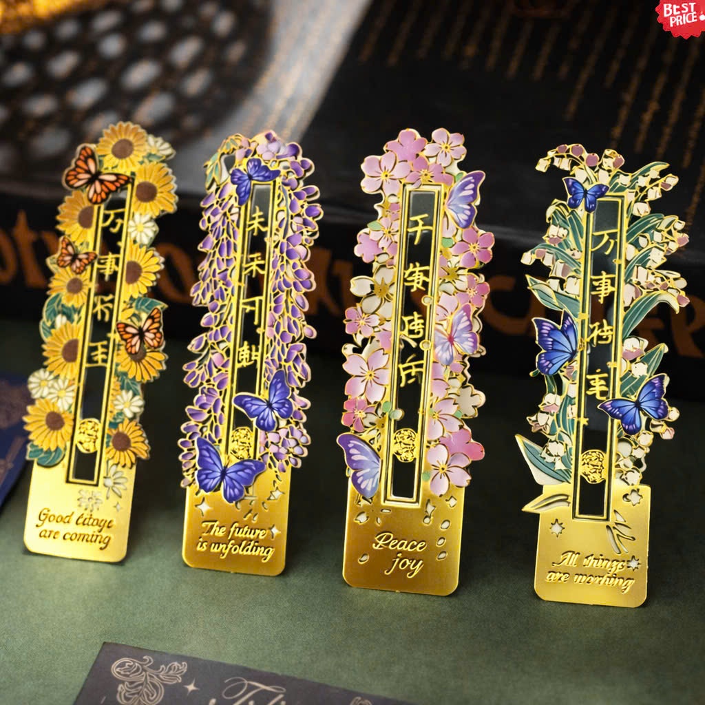 Bookmark Kim Loại Hoa Văn Vintage Xinh Xắn, Kẹp Sách Đánh Dấu Trang Học Sinh Sinh Viên CX660 | BigBuy360 - bigbuy360.vn