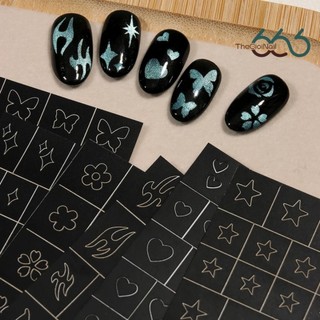 Khuôn Dặm Nail Miếng Dặm Họa Tiết Nail | French Đầu Móng Nhiều Hình Sang Trọng - Khung Dặm Họa Tiết Nail Thegioinail666