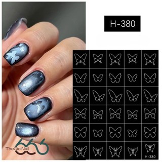 Khuôn Dặm Nail Miếng Dặm Họa Tiết Nail | French Đầu Móng Nhiều Hình Sang Trọng - Khung Dặm Họa Tiết Nail Thegioinail666