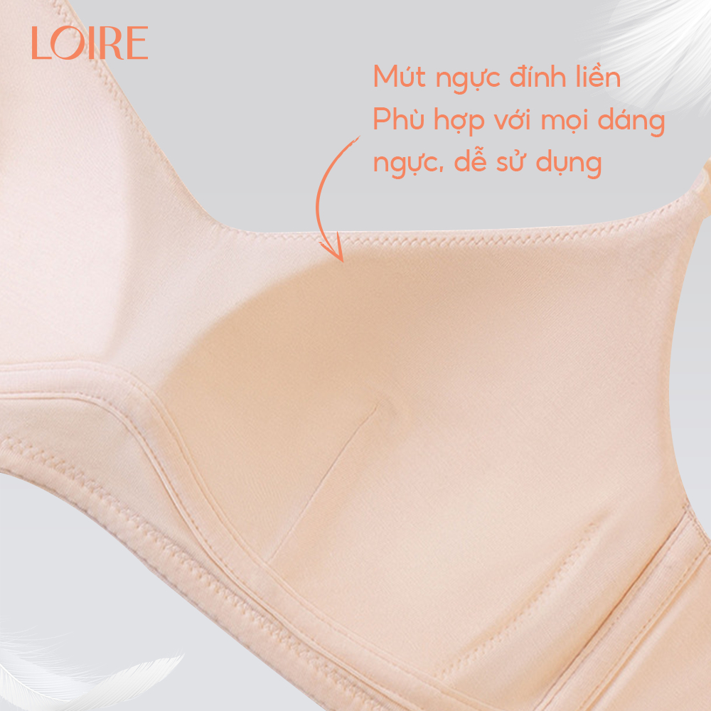 Áo Lót Không Gọng Loire AL250733 Đệm Mỏng Chất Tencel Mỏng Mát