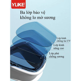 YLIKE Combo Kính Bơi Người Lớn+Mũ Bơi+Nút Bịt Tai Chống Sương Mù Chống Tia UV Độ Nét Cao