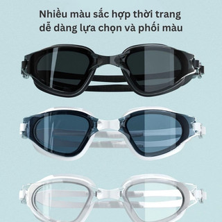 YLIKE Combo Kính Bơi Người Lớn+Mũ Bơi+Nút Bịt Tai Chống Sương Mù Chống Tia UV Độ Nét Cao