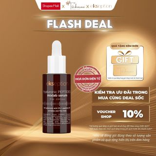 Serum Ekseption Dưỡng Ẩm, Chống Lão Hóa Và Giảm Nếp Nhăn Ekseption Hyaluronic Peptides Mixlab Serum 75ml