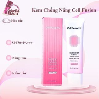 Kem Chống Nắng Cell Fusion C KCN Cell Fusion Nâng Tone Sáng Da Chống Nắng Cấp Ẩm SPF50+/PA+++ 50ml - Skinora Beauty