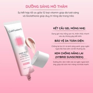 Kem Chống Nắng Cell Fusion C KCN Cell Fusion Nâng Tone Sáng Da Chống Nắng Cấp Ẩm SPF50+/PA+++ 50ml - Skinora Beauty