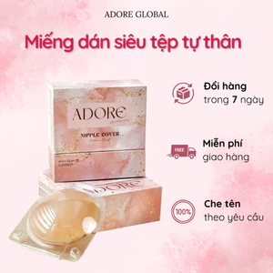Miếng Dán Ngực Siêu Tệp Adore Công Nghệ Dán Tự Thân Bản Nâng Cấp Silicon Mềm, Tàng Hình Adore Global