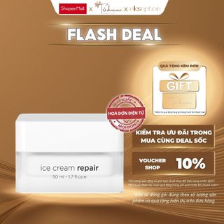 Kem Dưỡng Phục Hồi Da Chống Lão Hóa Ekseption Ice Cream Repair 50ml