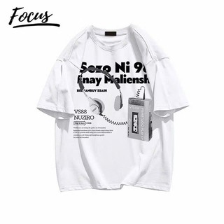 Áo thun phông nam nữ nam KONOVA tay lỡ form rộng unisex chữ chất liệu cotton in hình PHONE