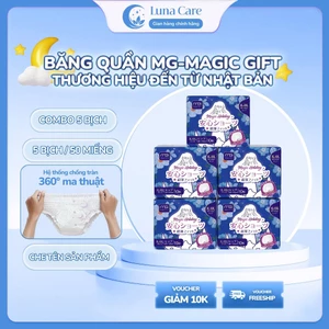 Băng Vệ Sinh Dạng Quần Nhật Mg Magic Gift Thấm Hút Không Lộ Viền 50 Miếng