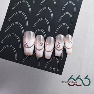 Khuôn Dặm Nail Stencil Tạo Hình & French Đầu Móng – Khung Dặm Bướm Nơ Trái Tim Chuẩn Nét Thegioinail666