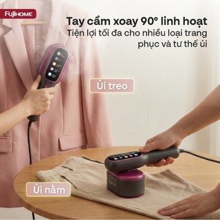 Bàn là (bàn ủi) hơi nước cầm tay Fujihome SI718AB – Ủi đúng cách bảo vệ quần áo tối ưu