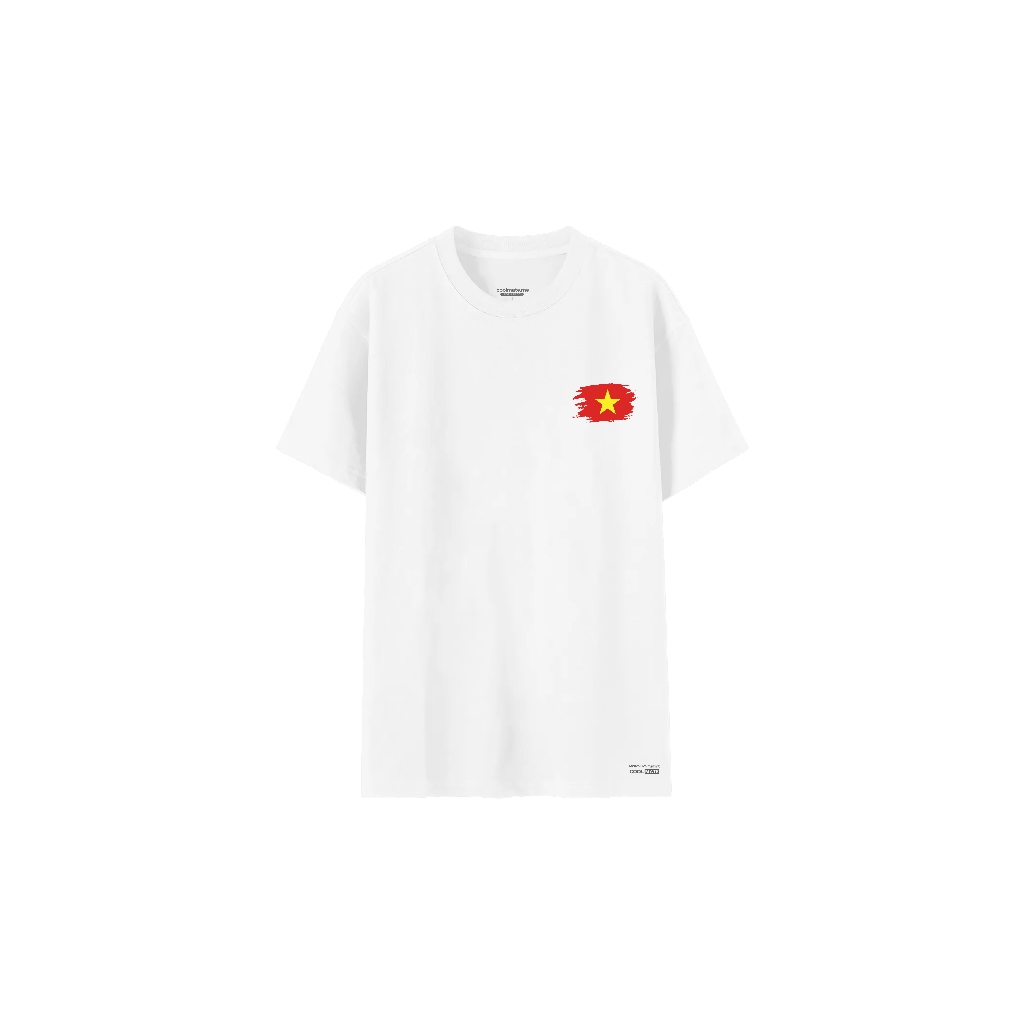 [MUA 4 GIẢM 20%][BST TỰ HÀO VIỆT NAM]Áo thun Cotton Compact in Cờ đỏ Việt Nam - Coolmate