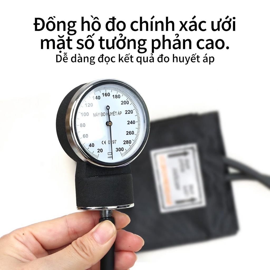 Máy Đo Huyết Áp Cơ MaiWieel MW699 Van Xả Khí Kép Chính Xác Cao Kẹp Tiện Lợi Hộp Đựng