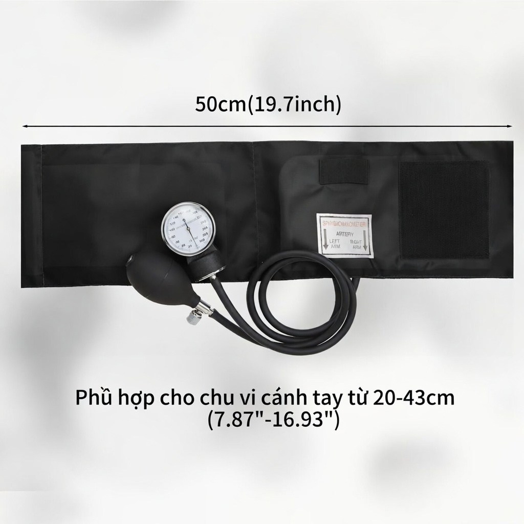 Máy Đo Huyết Áp Cơ MaiWieel MW699 Van Xả Khí Kép Chính Xác Cao Kẹp Tiện Lợi Hộp Đựng
