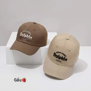 Mũ lưỡi trai trẻ em thêu chữ Dolphin