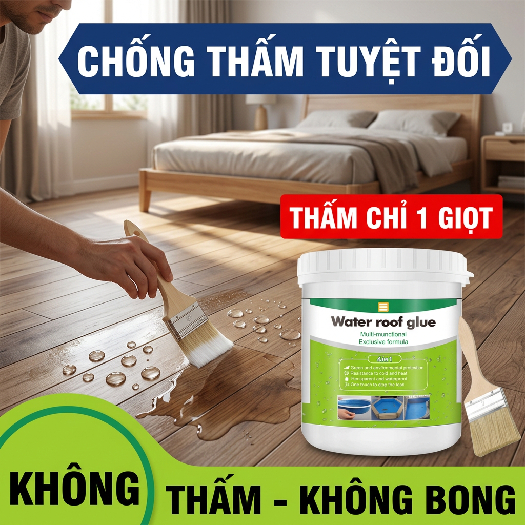 💦 Chống thấm 100 năm, keo chống thấm trong suốt 500ml – Ngăn rò rỉ, chất lượng cao, bền, dễ sử dụng