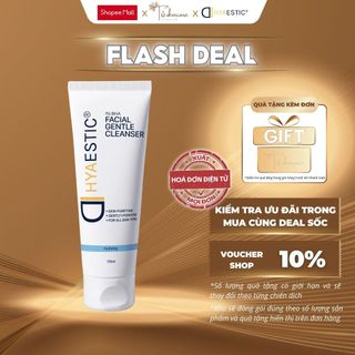 Sữa Rửa Mặt Chứa 1% BHA Làm Sạch Sâu, Giảm Mụn Da Hyaestic 1% BHA Facial Gentle Cleanser