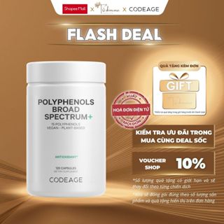 Thực Phẩm Bảo Vệ Sức Khỏe Codeage Polyphenols Broad Spectrum 120 Viên