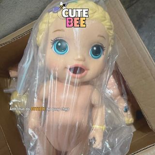 Đồ chơi búp bê Baby Alive - Bé Lily tập ăn dặm xuất dư, không hộp CUTE BEE